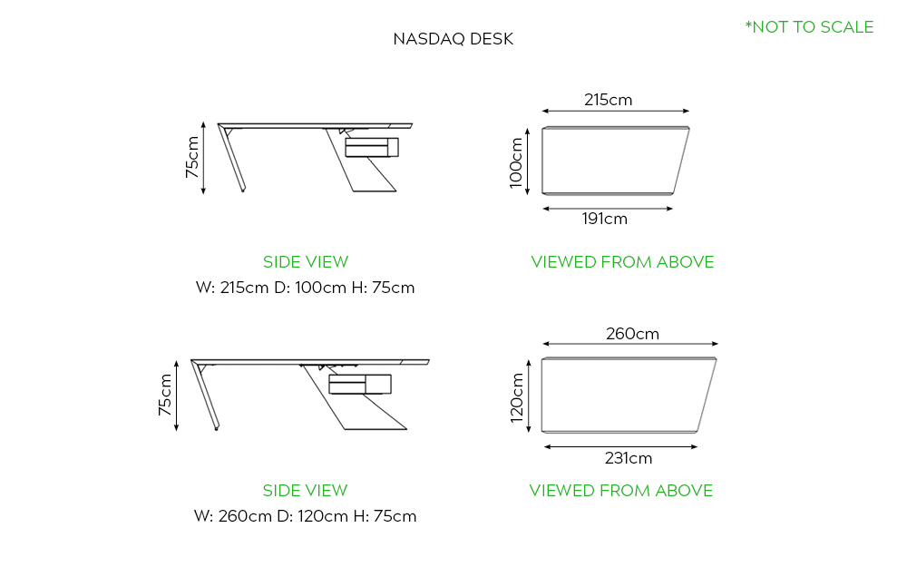 Cattelan Italia Nasdaq Desk